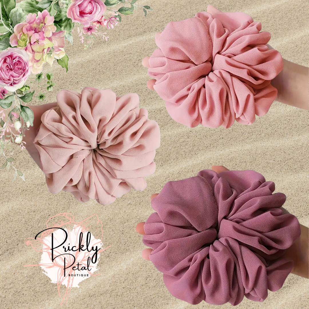 Dreamy Oversized Chiffon Scrunchie