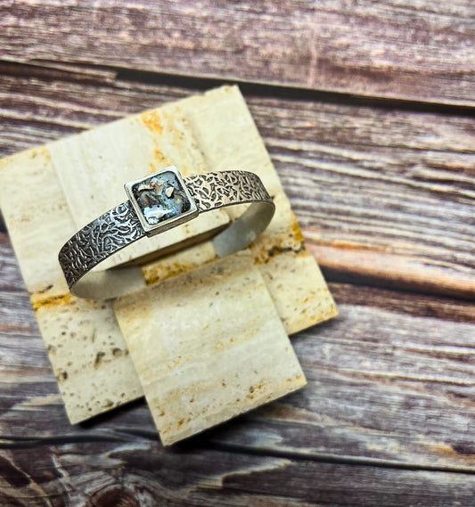 Salty Serenity – Shell Inlay Cuff