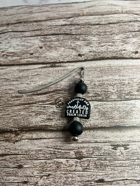 Fearfully and Wonderfully Created Beadable Bookmark