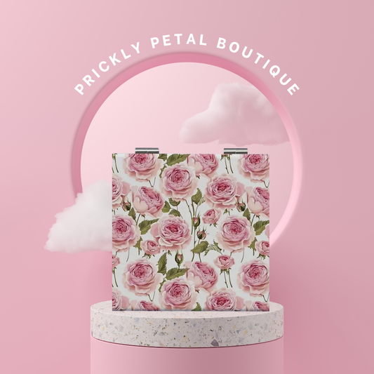 Blooming Beauty Floral Mirror Compact